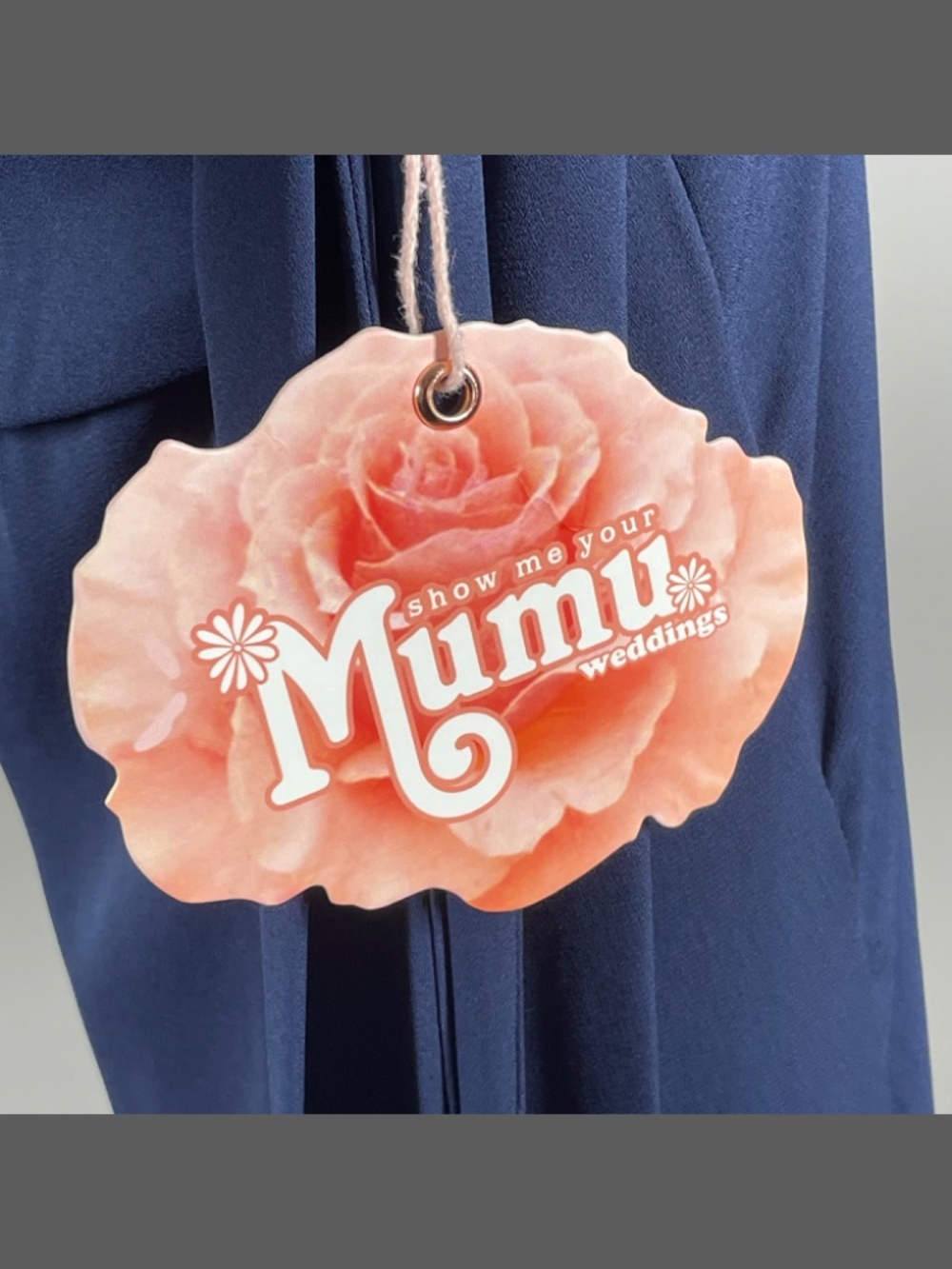 NEW Show Me Your Mumu Dress Womens Small blue crepe maxi cocktail wedding formal - Picture 5 of 12